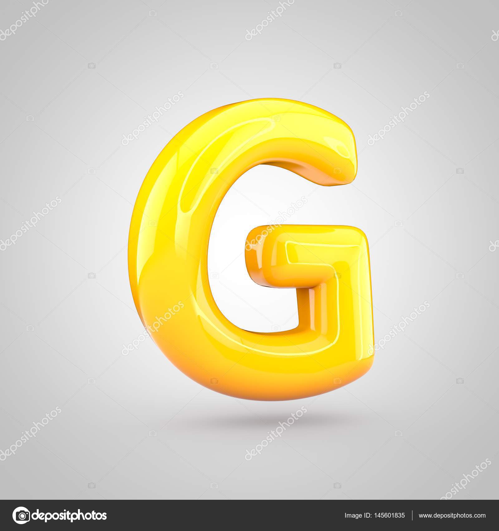 yellow letter g
