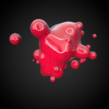 Deforme kırmızı figür