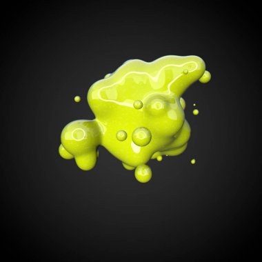 Deforme sarı şekil