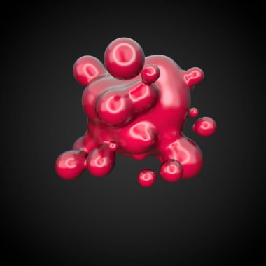 Deforme kırmızı figür