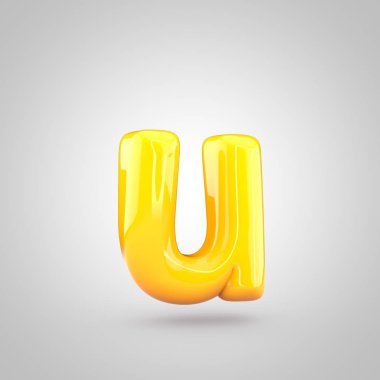 Sarı cilt harf u
