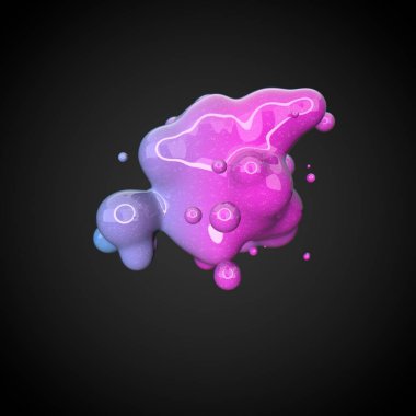 Deforme renkli şekil