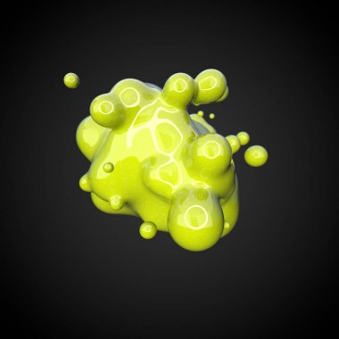 Deforme sarı şekil