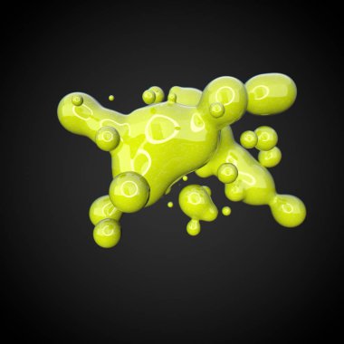 Deforme sarı şekil