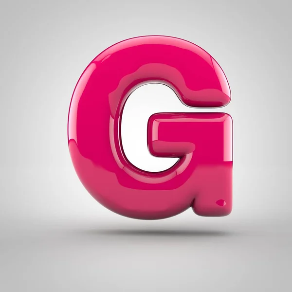 ピンクのボリュームの手紙 g — ストック写真