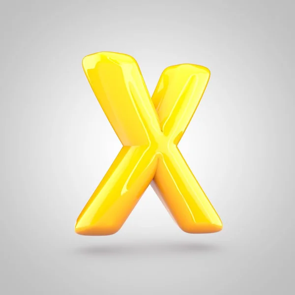 Yellow volume letter — Stock Photo, Image