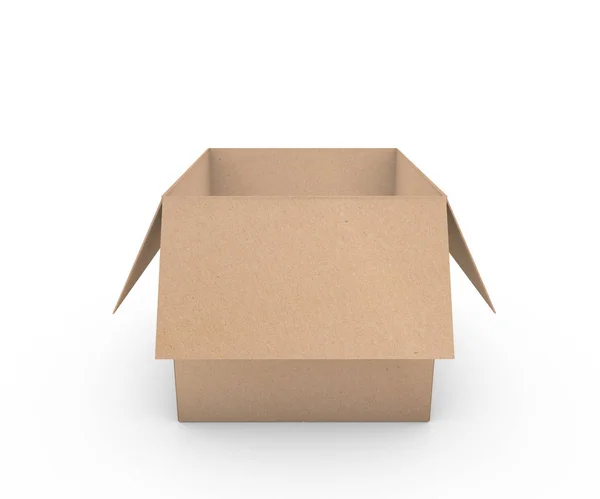 Opened cardboard box — Stock Photo, Image