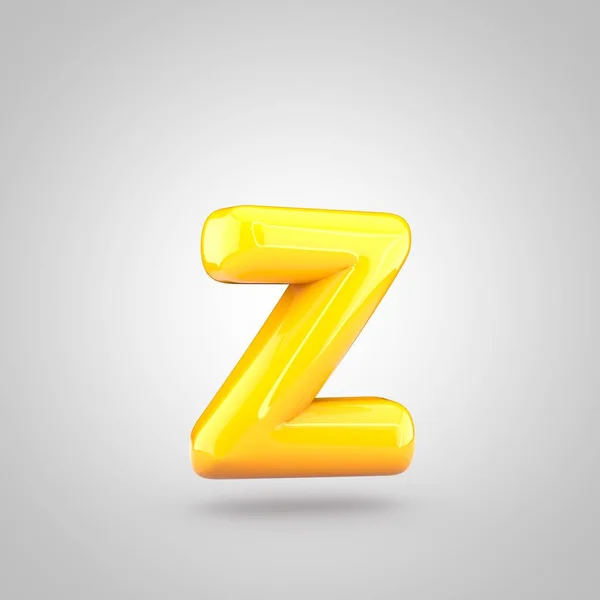 Volume giallo lettera z — Foto Stock