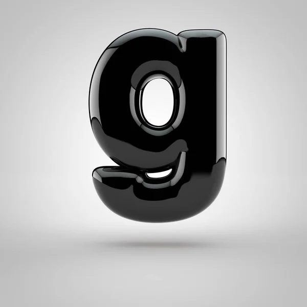 Μαύρο όγκο γράμμα g — Φωτογραφία Αρχείου