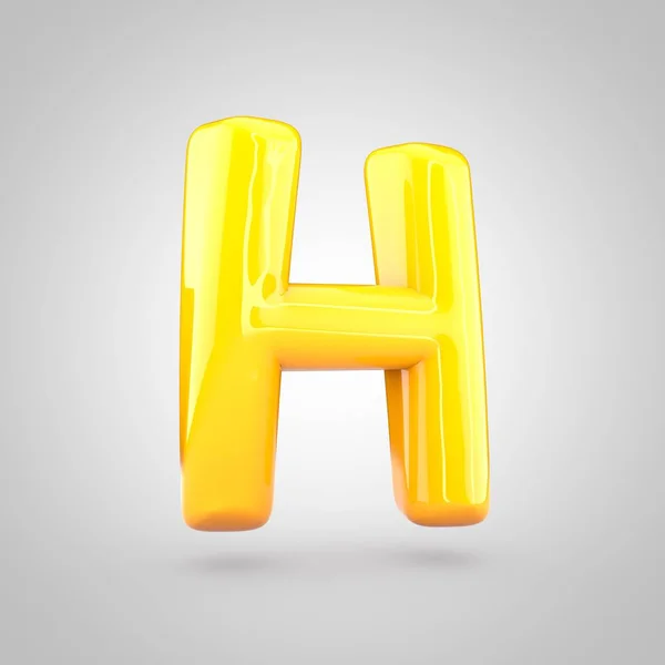 Κίτρινο τόμος γράμμα h — Φωτογραφία Αρχείου