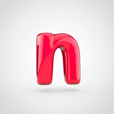 Kırmızı birim harf n