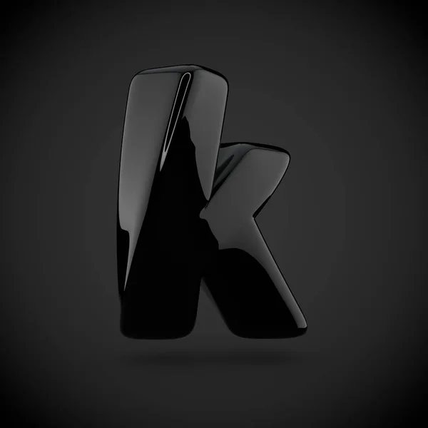 black  volume letter k