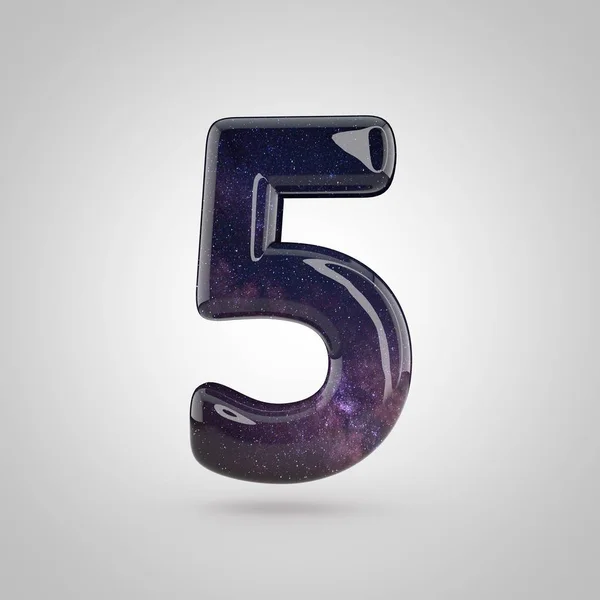 3D Lucido numero 5 — Foto Stock