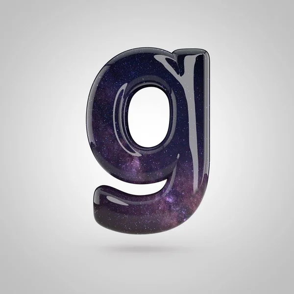 Błyszczący woluminu litery g — Zdjęcie stockowe