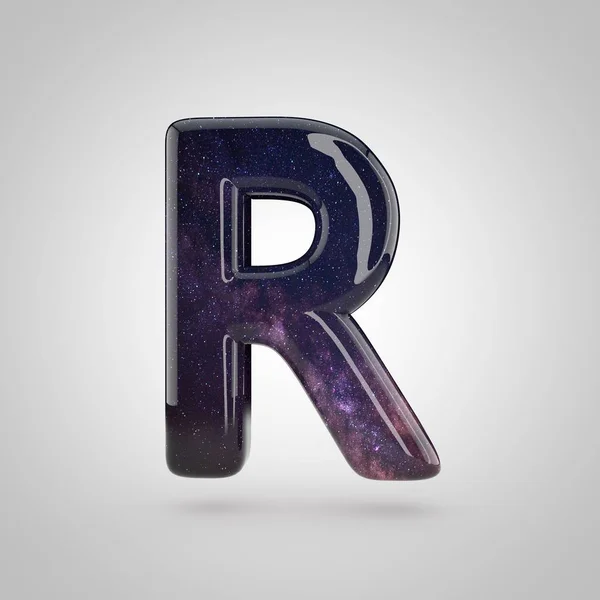光沢のあるボリューム文字 r — ストック写真