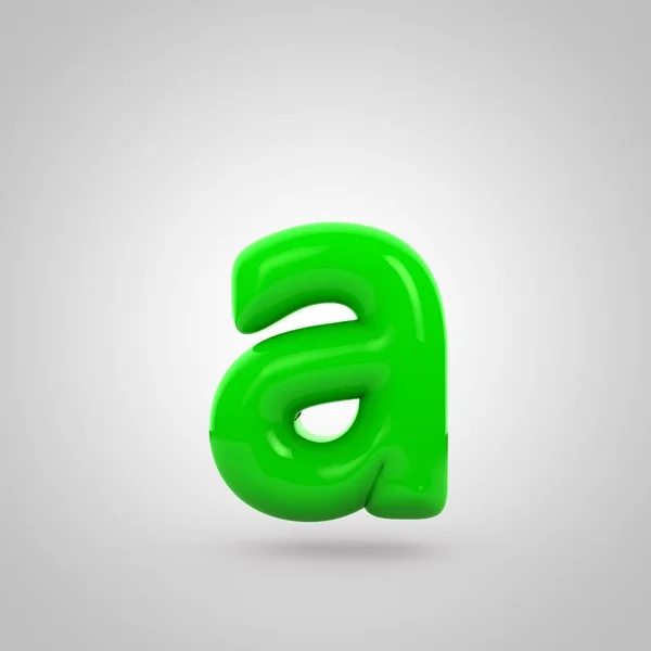 green volume letter a