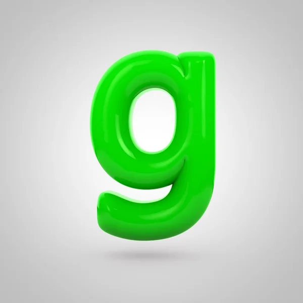 Lettera di volume verde g — Foto Stock