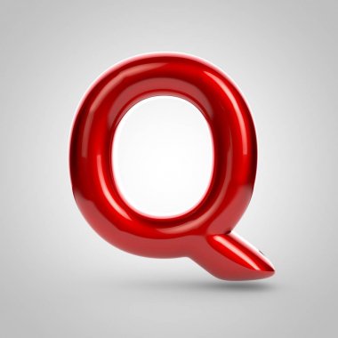 Kırmızı birim harfi q