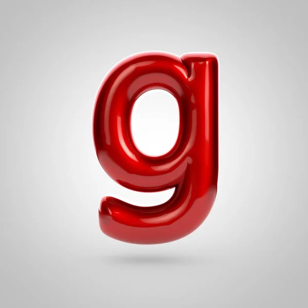 红卷字母 g — 图库照片