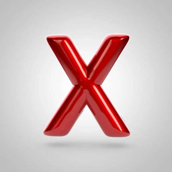 Volum roșu litera x — Fotografie, imagine de stoc
