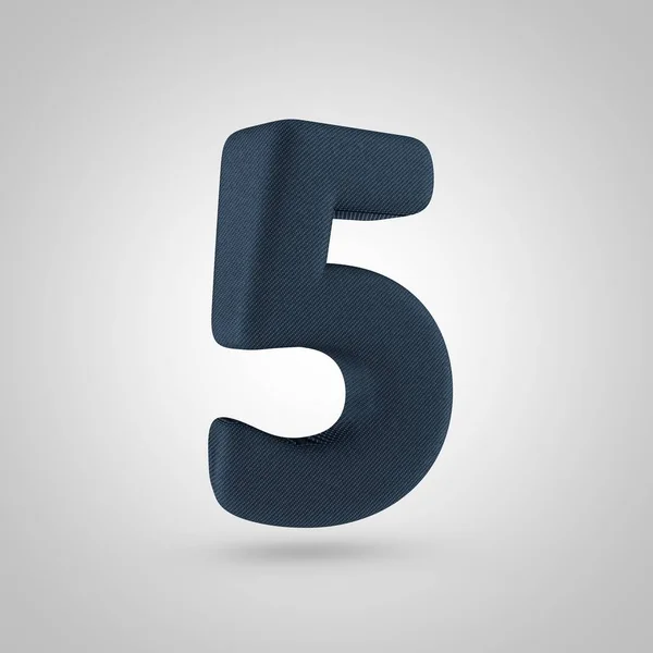 Denim volume number 5 — Stock Photo, Image