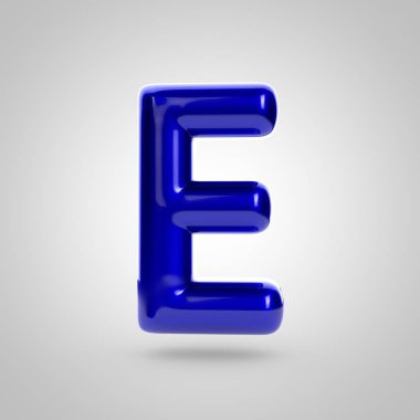 Mavi birim harf e
