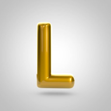Altın cilt l harfi