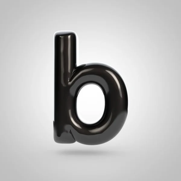 Сіра об'ємна літера b — стокове фото