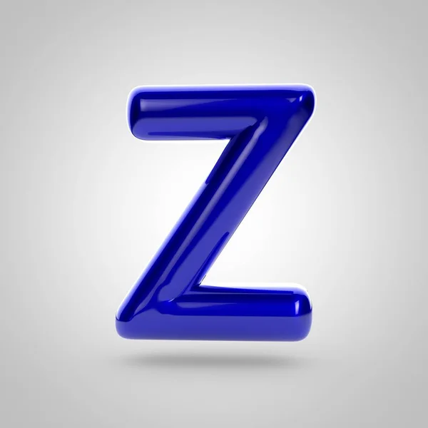 Volume blu lettera z — Foto Stock