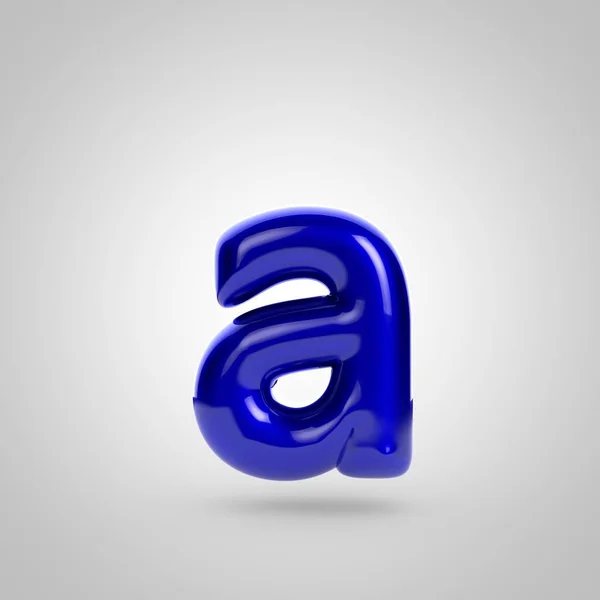 Blue volume letter a — Stock Photo, Image