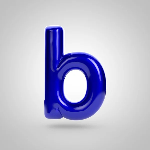 Blue volume letter b — Zdjęcie stockowe