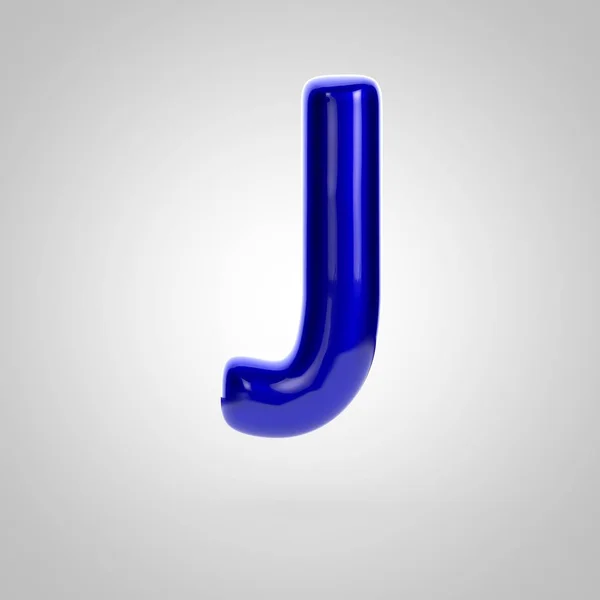 Μπλε όγκος γράμμα j — Φωτογραφία Αρχείου