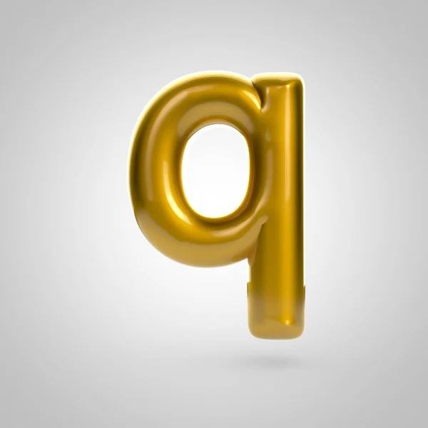 Golden volume letter q — Φωτογραφία Αρχείου