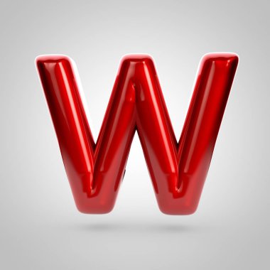 Kırmızı birim harfi w