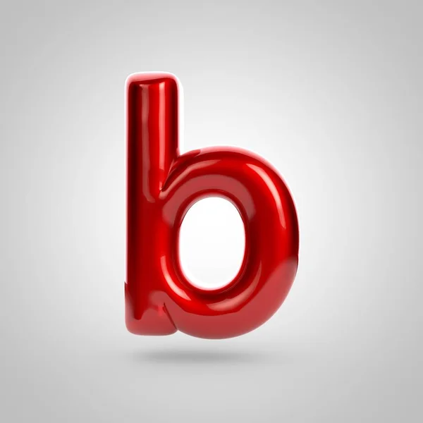 Красный том буква b — стоковое фото