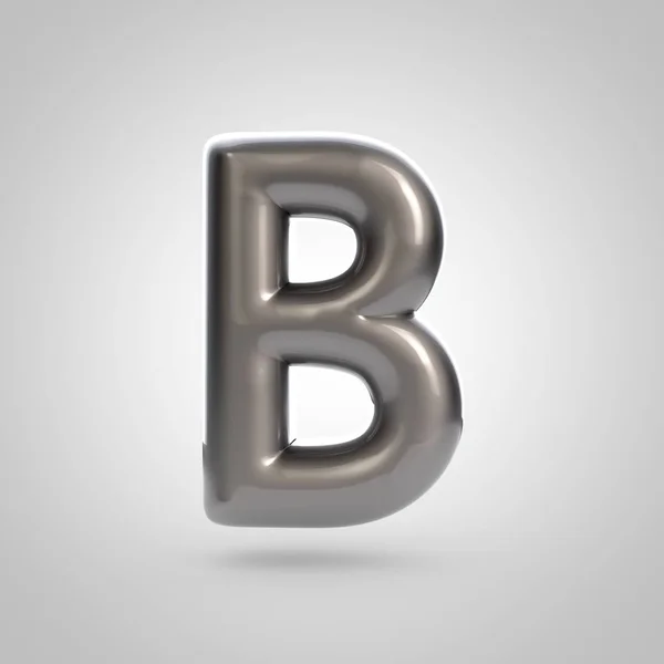 Szary woluminu litery b — Zdjęcie stockowe