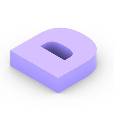 İzometrik Menekşe harf d