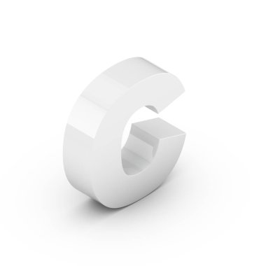 izometrik sarı harf C