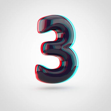 izometrik siyah sayı 3