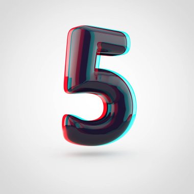 izometrik siyah sayı 5