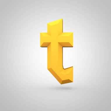 izometrik sarı mektup T