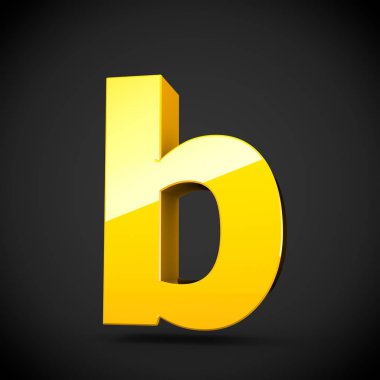 izometrik sarı mektup B