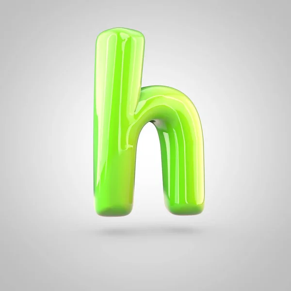 Glossy paint alfabetet bokstaven h — Stockfoto