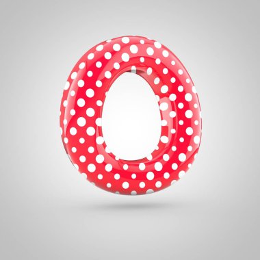 Kırmızı Alfabe harf o