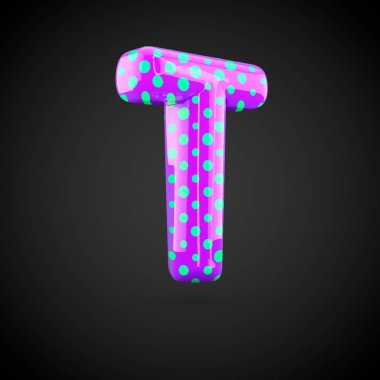 Menekşe Alfabe harf t