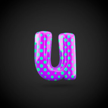 Menekşe Alfabe harf u