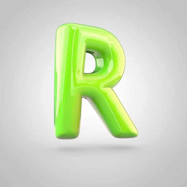 光滑的油漆字母表字母 r — 图库照片