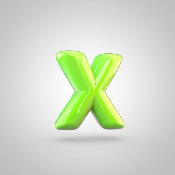 Glossy  paint alphabet letter x — Stock Photo, Image