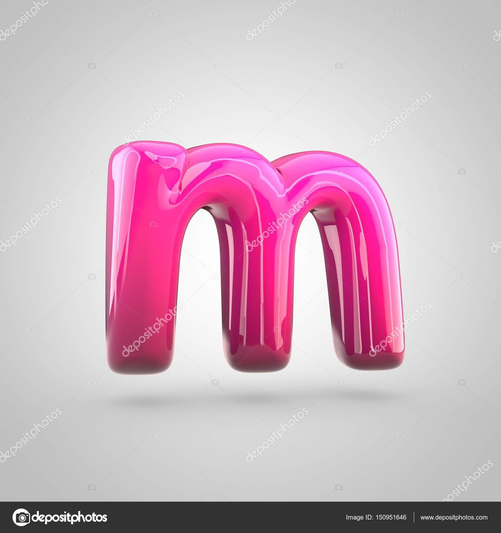 Rote Und Rosa Alphabet Buchstaben M Stockfoto C Whitebarbie 150951646
