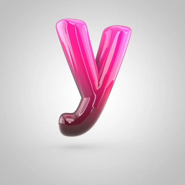 Κόκκινο και ροζ αλφάβητο γράμμα y — Φωτογραφία Αρχείου